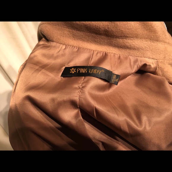 Pink Lady camel cashmere trench coat - Picture 7 of 12